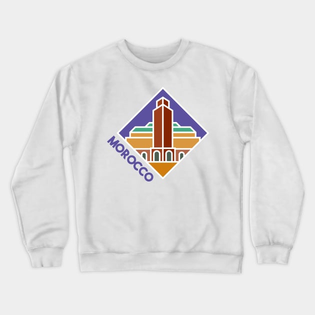 Morocco Crewneck Sweatshirt by meowshmallow